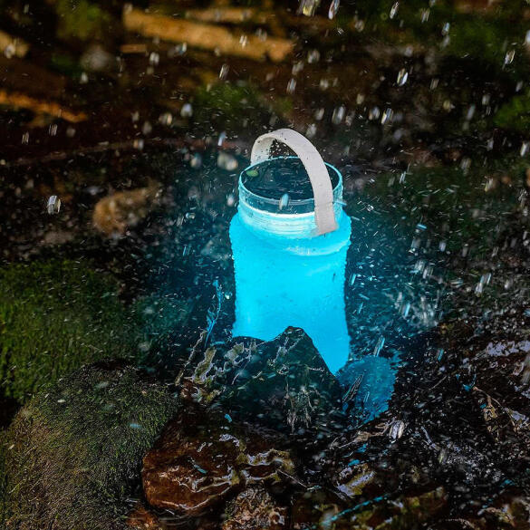 Фонарь-бутылка Helios складной, солнечная батарея+USB