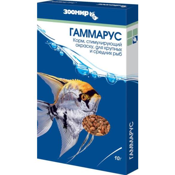 10гр Корм ЗООМИР Гаммарус для рыб