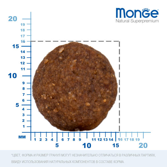 Корм в развес Monge Dog SP Monoprotein Adult Beef/Rice для взрослых собак всех пород с Говядиной и рисом, 1кг