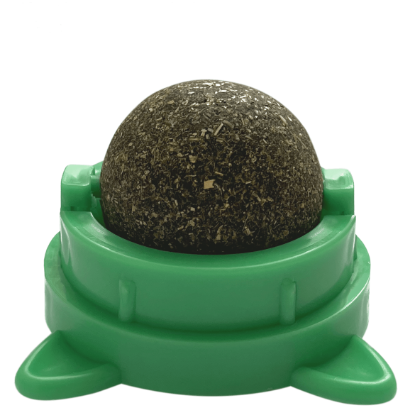 26гр Игрушка "Деревенские лакомства" для кошек "Мятный шар на подставке"