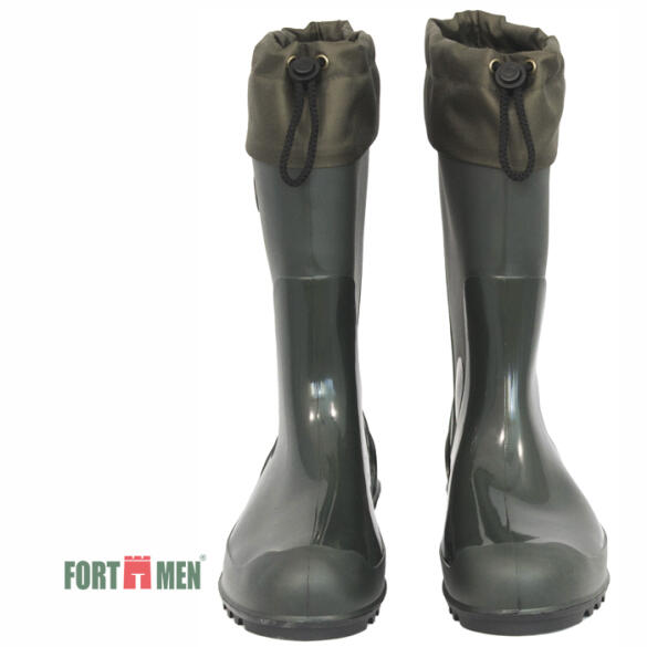 Сапоги резиновые Fort Men ПВХ с манжетой, 43р, Олива 2(С)350