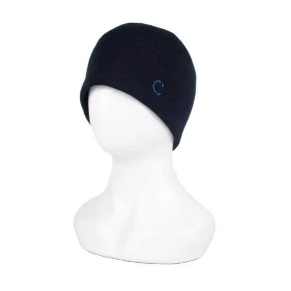 Шапка "СЛЕДОПЫТ-IRBIS" без отворота с подкладом из флиса, акрил/шерсть, темно-синий