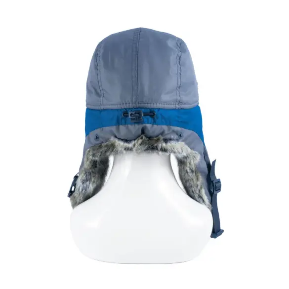 Шапка-ушанка СИБИРСКИЙ СЛЕДОПЫТ - Арктика, шиншилла, цвет серый/серо-голубой, XL