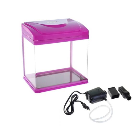 Аквариум SEA STAR HX-320F Пурпурный 22л (Лампа дневного света+встроенный фильтр), 33,5*24*37см