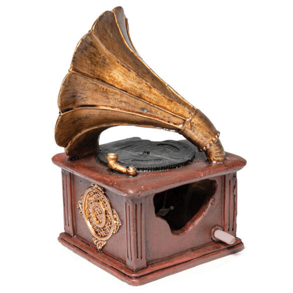 Грот Laguna Aqua аэрационный Граммофон для аквариума, 9,5*9,5*13см