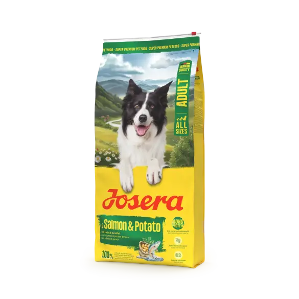 12,5кг Корм Josera Salmon & Potato (Medium/Maxi 22/14) LACHS беззерновой для взрослых собак всех пород с пищевой аллергией с Лососем и Картофелем