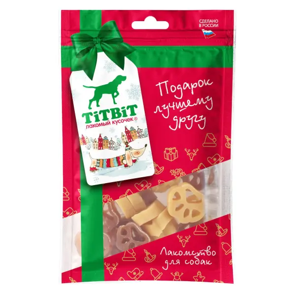 80гр Лакомство TitBit для собак Аппетитные лапки (новогодняя коллекция)