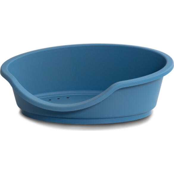 Лежак M.P.Bergamo TINO 80 ECO пластиковый, голубой