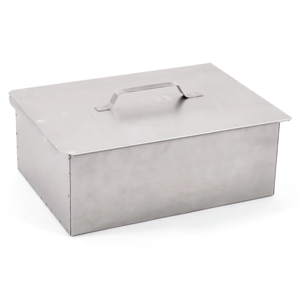 Коптильня KEDR KS2-01 двухъярусная с поддоном для жира 380*280*170мм сталь 0,5мм