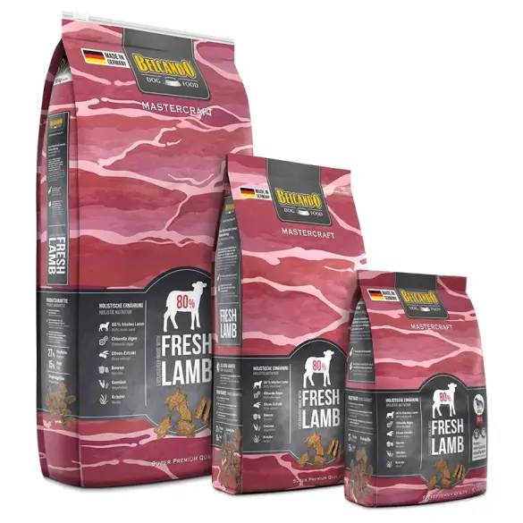 2,2кг Корм Belcando Mastercraft Fresh Lamb беззерновой для взрослых собак всех пород с Ягненком