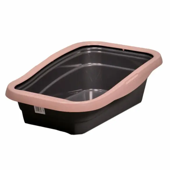 Туалет MPS NELLA для котов c бортом Мокко, 58*37,5*18см