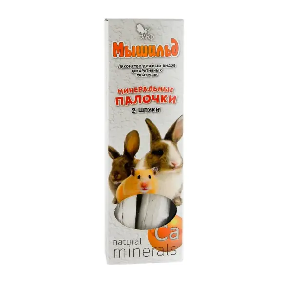 160гр Минеральные палочки Мышильд для грызунов, 2шт