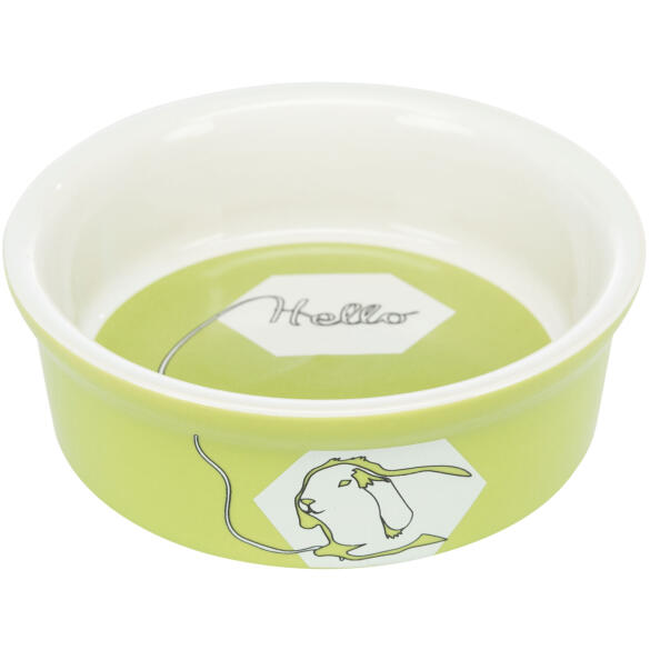 Миска TRIXIE для грызунов керамическая Кролик, 240мл