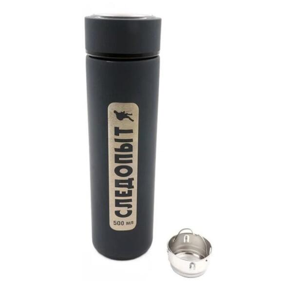 Термос СЛЕДОПЫТ с ситечком, 0,5л