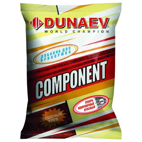 Прикормка "DUNAEV КОМПОНЕНТ" 0.4кг Сухарь панировочный красный