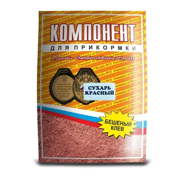 Прикормка "DUNAEV КОМПОНЕНТ" 0.4кг Сухарь панировочный красный