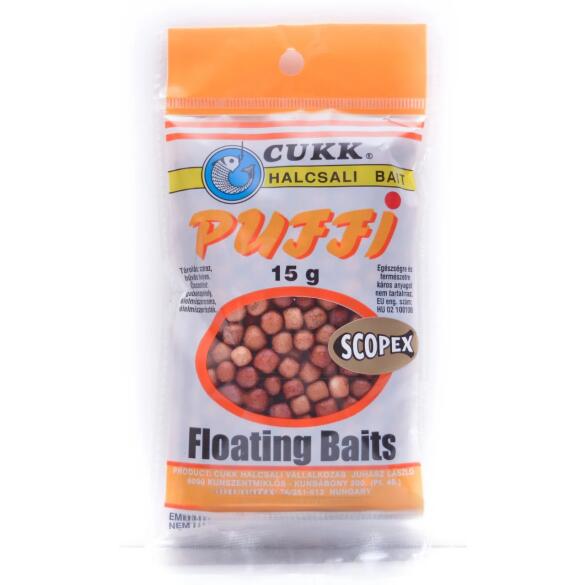 Плавающая насадка CUKK Puffi Mini Scopex цв. Светло-коричневый, 4-6мм 15г