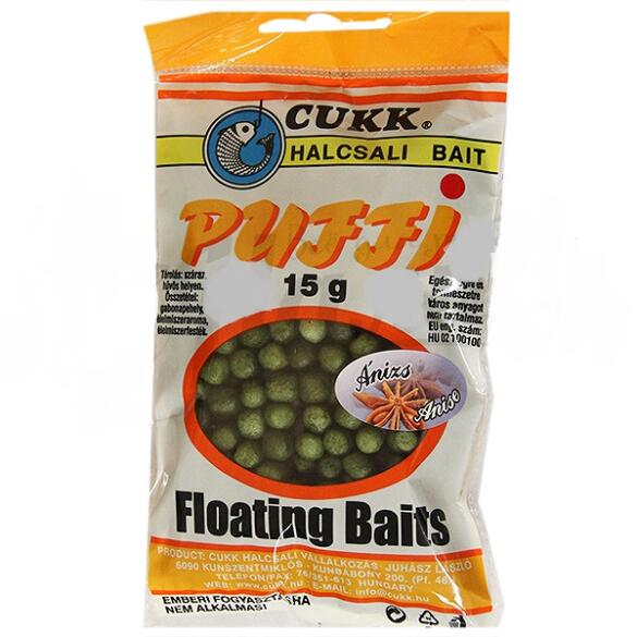 Плавающая насадка CUKK Puffi Mini Анис цв. Зеленый, 4-6мм 15г