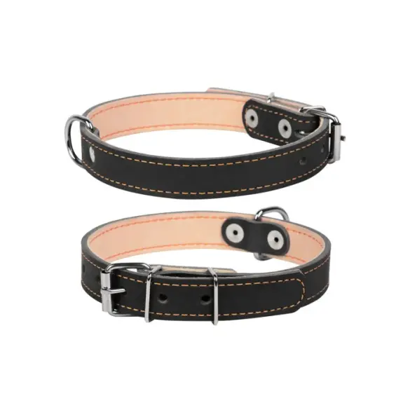 Ошейник COLLAR двойной 14мм*27-35см черный