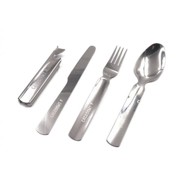 Набор столовых приборов "СЛЕДОПЫТ" (ложка, вилка, нож, открывашка)