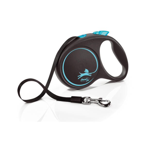 Рулетка FLEXI Design L 50кг 5м шлея, синий