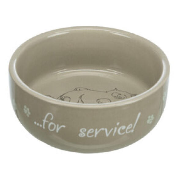 Миска TRIXIE керамическая для собак 0,6л с рисунком