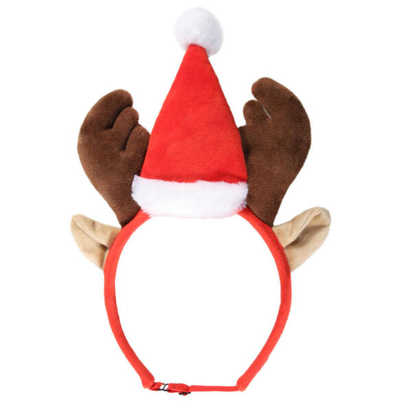 Новогодний ободок Triol для животных "Колпак с рожками", 180*270мм