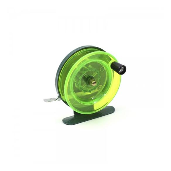 Катушка проводочная Namazu Scooter с курком, зеленая пластик 250