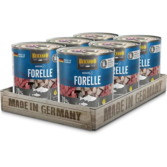 400гр Консервы Belcando Baseline Forelle для взрослых собак всех пород с Форелью