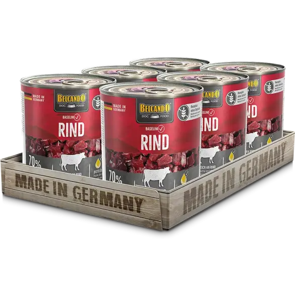 400гр Консервы Belcando Baseline Rind/Beef для взрослых собак всех пород с Говядиной