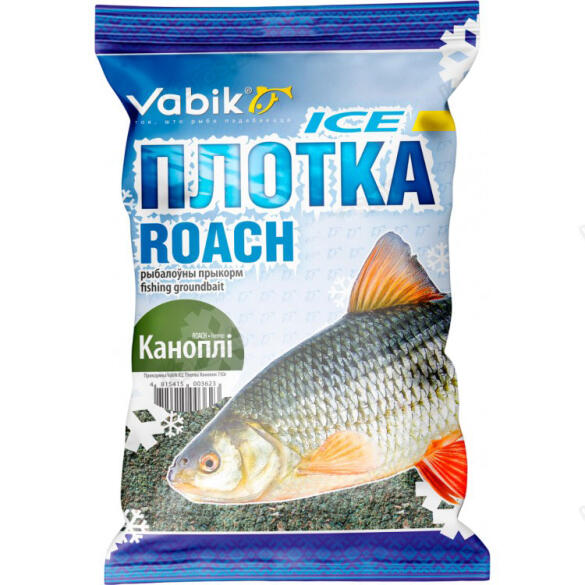 Прикормка Vabik ICE Плотва Зимняя Конопля 750гр