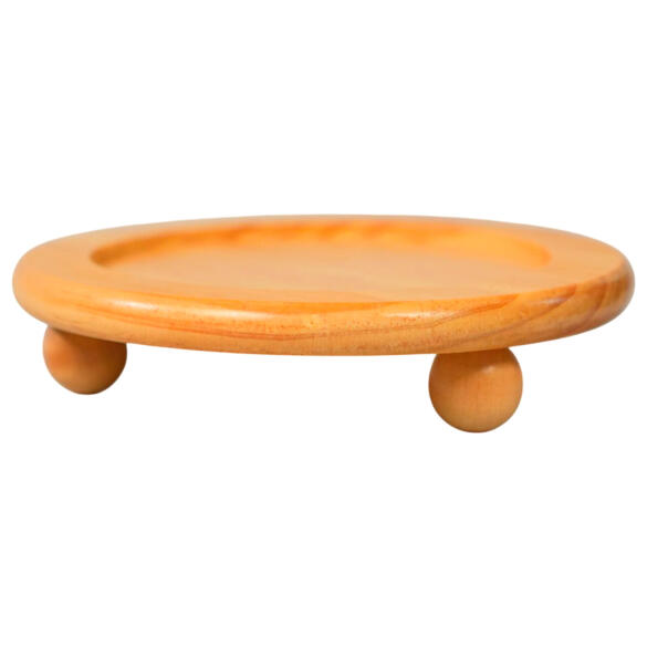 Миска Mr.Kranch Bamboo керамическая на бамбуковой подставке Зеленая, 850мл