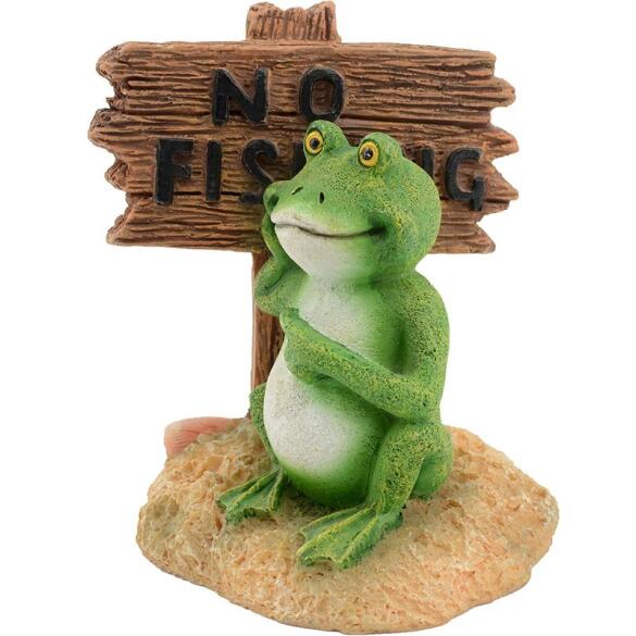 Декорация Marlin Aquarium "Лягушонок малый" для аквариума, 5,5*5,5*6,5см