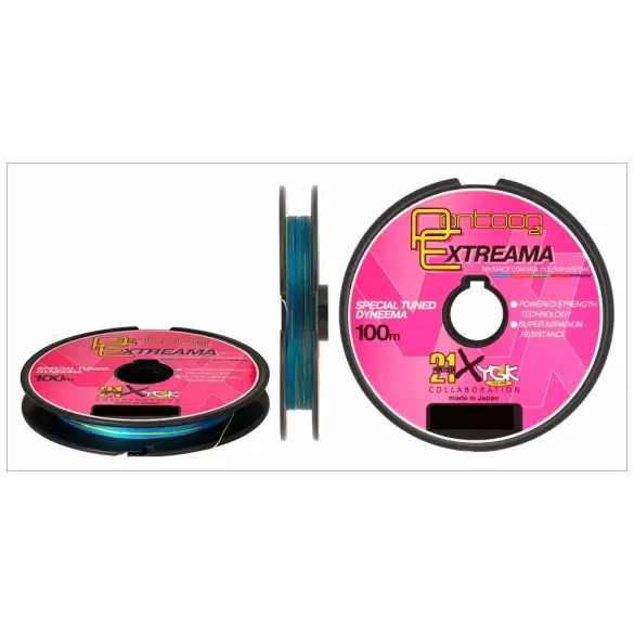 Плетенка Pontoon21 Extreama многоцветная 4-жил 100м 0,117мм