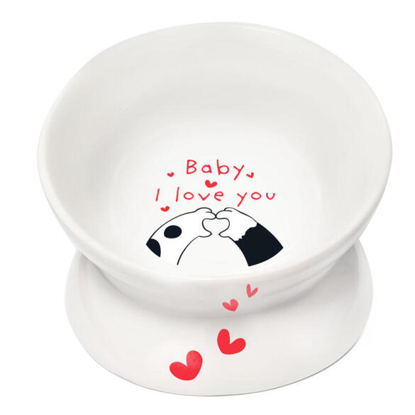 Миска Triol керамическая на ножке "С любовью", 120мл