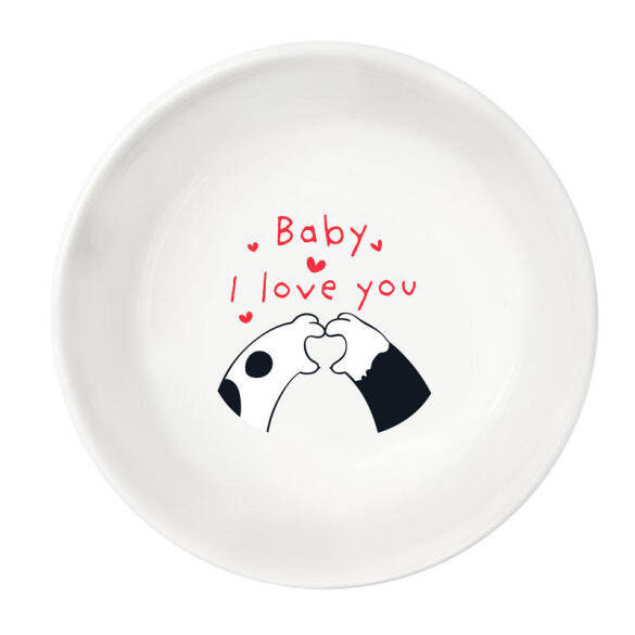 Миска Triol керамическая на ножке "С любовью", 120мл