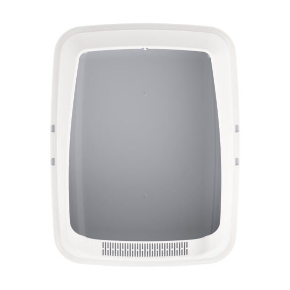 Лоток ALTA для кошек с высоким бортом Серый&Белый