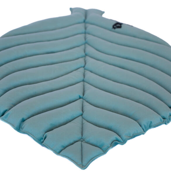 Лежанка Mr.Kranch для собак Листочек средняя, 90*65*5см, мятная