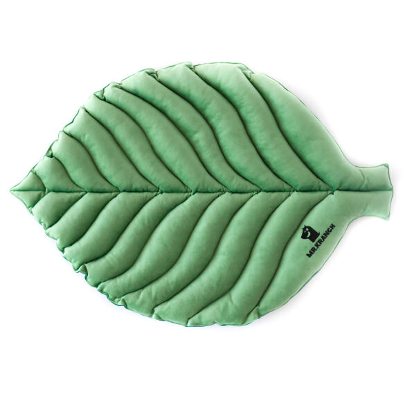 Лежанка Mr.Kranch Листочек двусторонняя для собак Зеленая, 90*65*5см