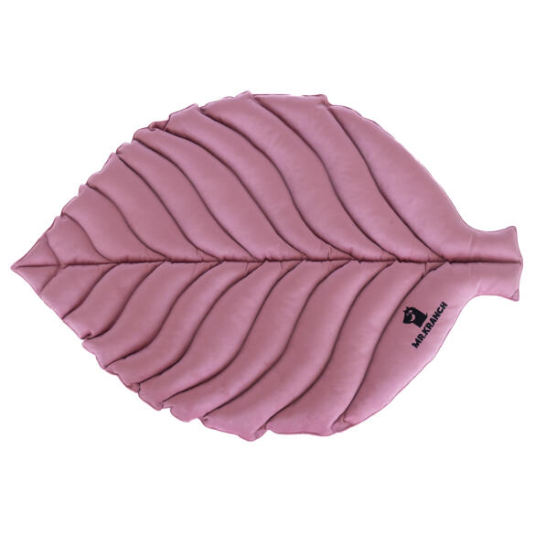 Лежанка Mr.Kranch Листочек двусторонняя для собак Розовая, 90*65*5см