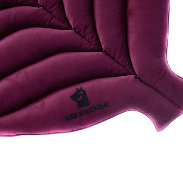 Лежанка Mr.Kranch Листочек для собак Фиолетовая, 90*65*5см