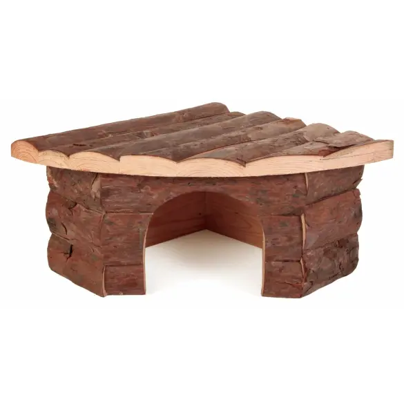 Домик TRIXIE угловой для грызунов Jesper нат. дерево 21*10*15/15см