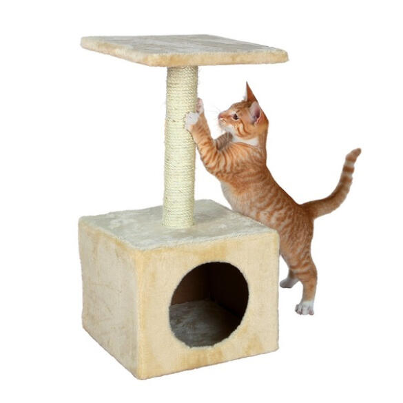 Домик с когтеточкой TRIXIE Zamora для кошки 61см, Бежевая