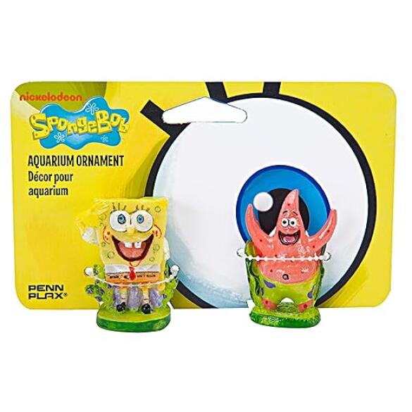 Декорация для аквариума "Губка Боб и Патрик"
