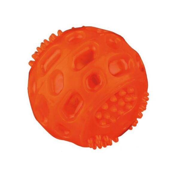 Игрушка TRIXIE для собак Мяч мигающий, термопластичная резина, 6,5см