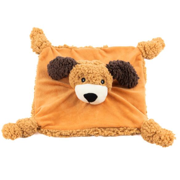 Игрушка AROMADOG Rescue Собачка-плед для собак с пищалкой Рыжая, 30см