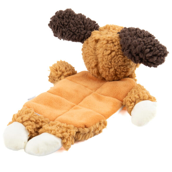 Игрушка AROMADOG Rescue Собачка для собак с 3 пищалками Рыжая, 33см
