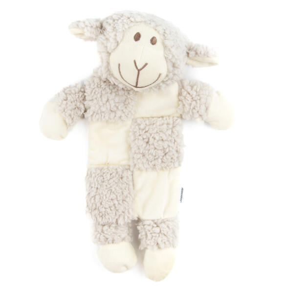 Игрушка AROMADOG Senior Овечка для собак с 3 пищалками Серый, 30см