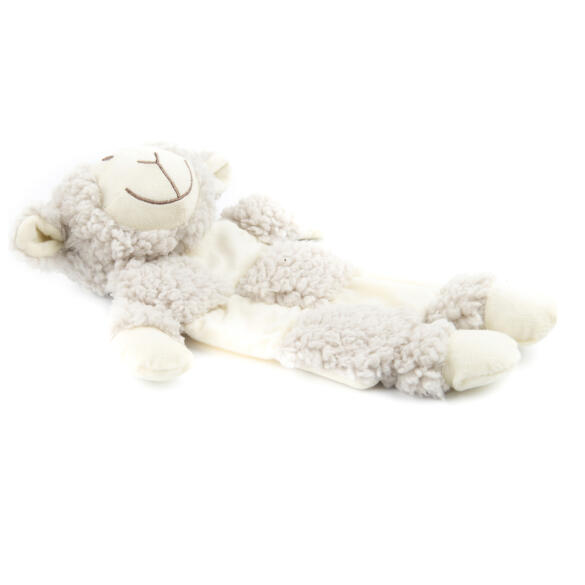 Игрушка AROMADOG Senior Овечка для собак с 3 пищалками Серый, 30см