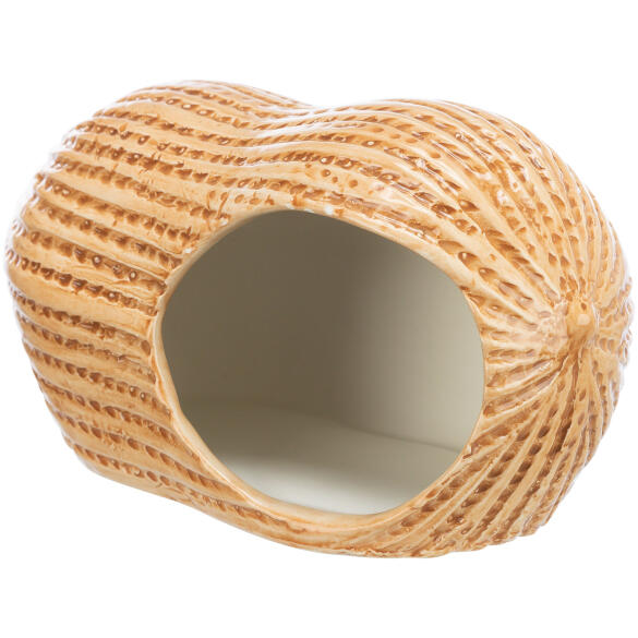 Домик керамический "TRIXIE" для грызунов в виде арахиса, 17*8*8см